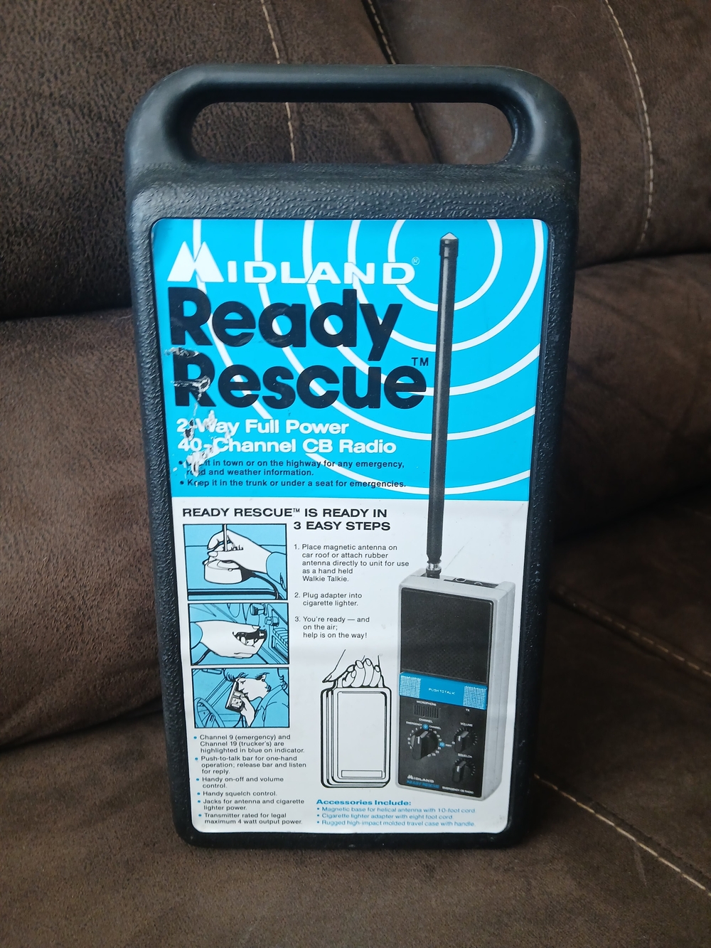 Midway Ready Rescue 2-Way Emergency CB Radio - Black/Blue